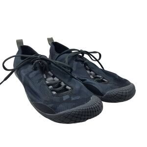 TSLA Trail Running Shoe BK32 Zero Drop Men Black Gray Camo Lace-Up 8.5 EUR 42